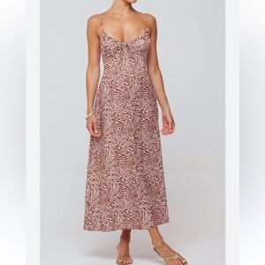 NWT! Resa Kaitlyn Midi Dress in Santana
